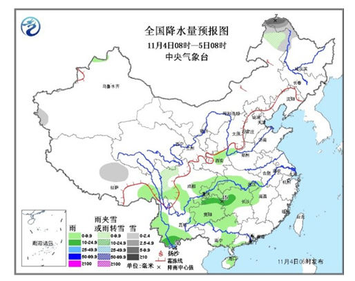 西南地区等地多阴雨天气华北中南部有轻度霾